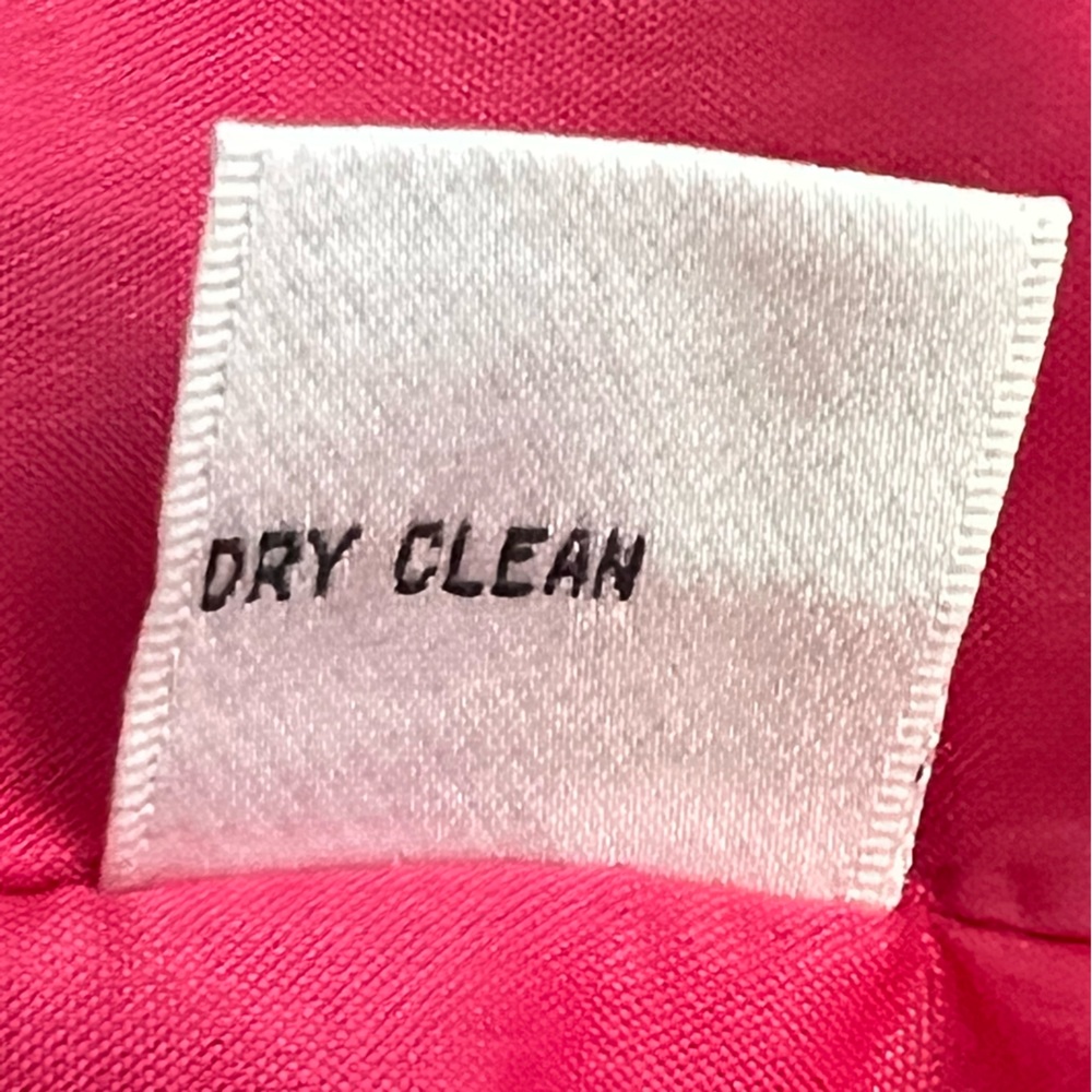 Talbots Petites Women’s Embroidered Pink & Black Cotton Blazer Size 4 EUC - Picture 12 of 14